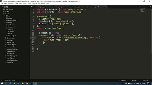 Ionic Event to RxJS Subjects смотреть онлайн