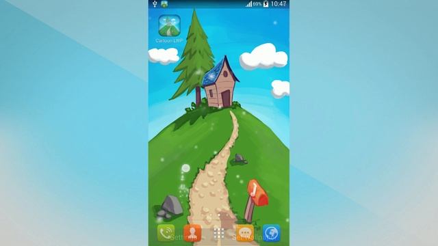 Cartoon Live Wallpaper смотреть онлайн