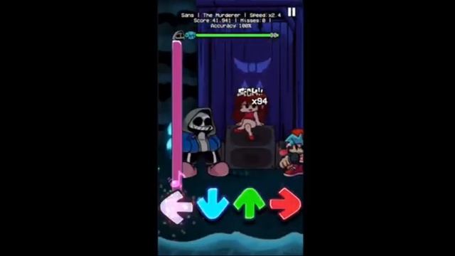 FNF VS dusttale para Android gama baja en vertical смотреть онлайн