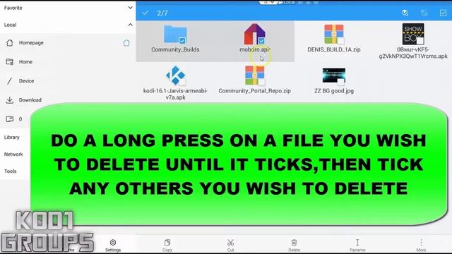 HOW TO DELETE FILES WITH ES FILE EXPLORER (JD)... смотреть онлайн