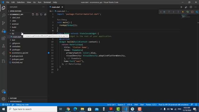 3 - Design And structure [Ecommerce app flutter in Arabic] смотреть онлайн