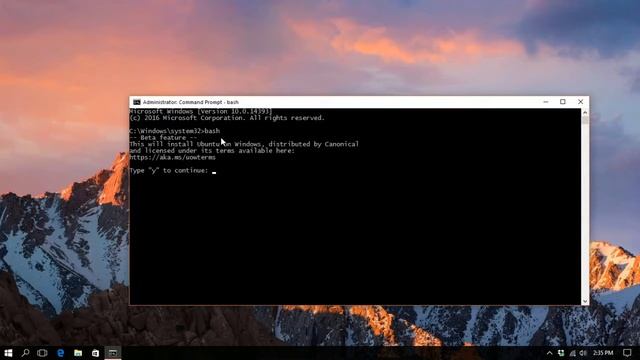 Cara Mengaktifkan (Install) Linux Bash di Windows 10 смотреть онлайн