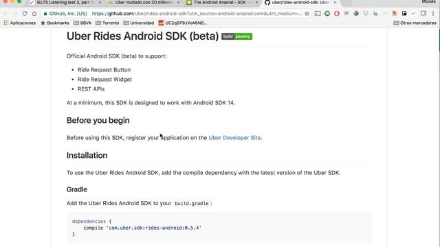 Uber SDK Android - Integra la librería de Uber en tu app смотреть онлайн