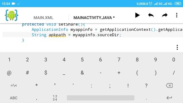 Cara Membuat Tombol Share Aplikasi | Button Share App - AIDE ANDROID STUDIO смотреть онлайн