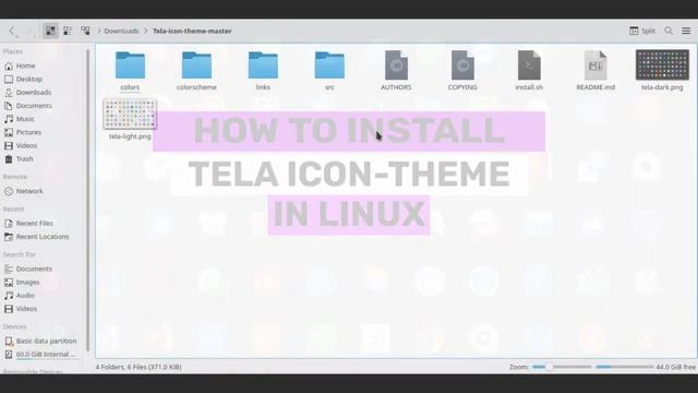 How to install the Tela icon-theme in Linux! смотреть онлайн