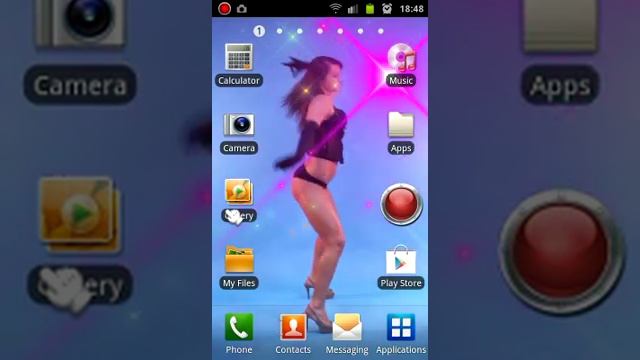 Go-Go Dancer Girl (Android Live Wallpaper) смотреть онлайн