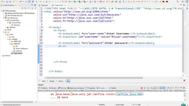 JSF Sample Application in Eclipse | Advance Java #advancejava #JSF #java #eclipse @knowledgebase261 смотреть онлайн
