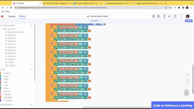 App Development On Thunkable #4 - Memory Game | Code To Enhance Learning