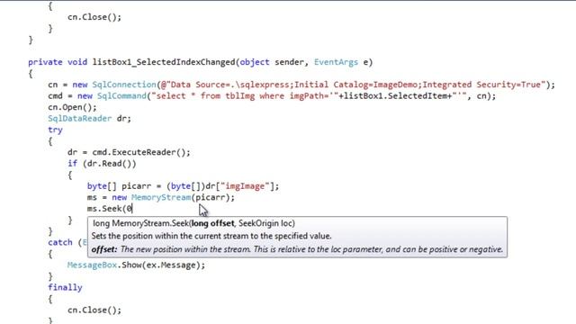 How to Store Image Into The Database Using C# Part 3 смотреть онлайн