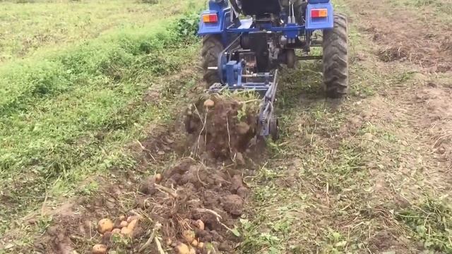 Картофелекопалка для минитрактора Garden Scout смотреть онлайн