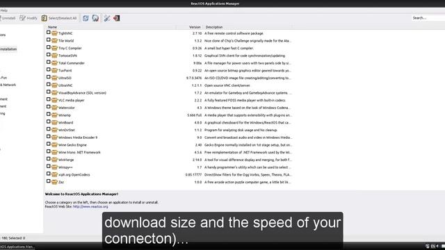 A tour of the new ReactOS Application Manager смотреть онлайн