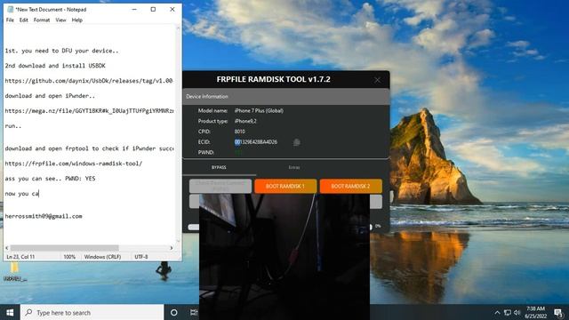 FREE RAMDISK TOOL METHOD UNLOCK TOOL PASSCODE NO JAILBREAK #ramdisk #unlocktool Iphone 7 Plus Ios смотреть онлайн