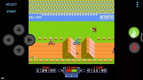 Exitebike - NES Nostalgia Pro Emulator Apk From Android Gameplay
