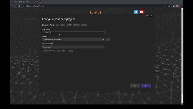 Install Visual Studio and run C# Hello World смотреть онлайн