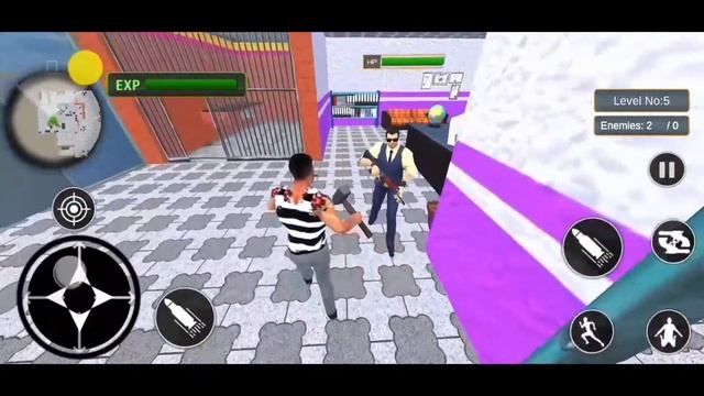 Grand Jail Break Prison Escape - New prisoner Games - Android Gameplay смотреть онлайн