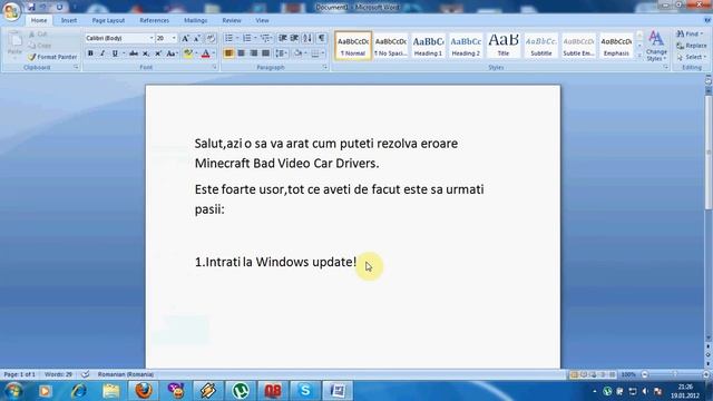 Eroare Minecraft Bad Video Card Drivers Windows7/Fix error Minecraft смотреть онлайн