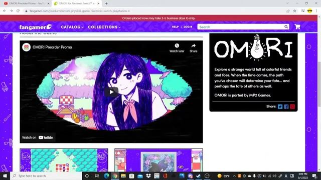Omori Port Releases on June 17th! смотреть онлайн