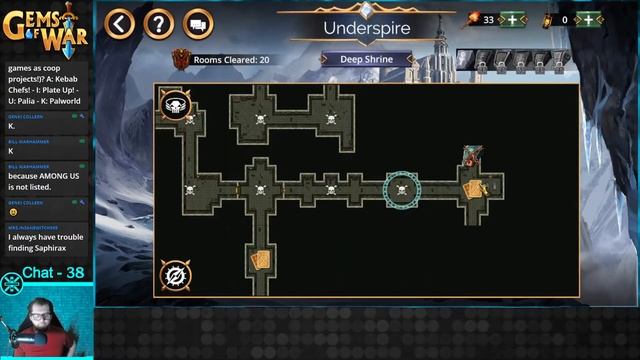 ⚔️ Gems of War, Campaign 18 Week 2 Day 3 | Urskaya Underspire Time ⚔️ смотреть онлайн