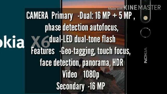 Nokia X6 | price, availability, specifications,India launch ,camera| 2018| by MK TECH смотреть онлайн