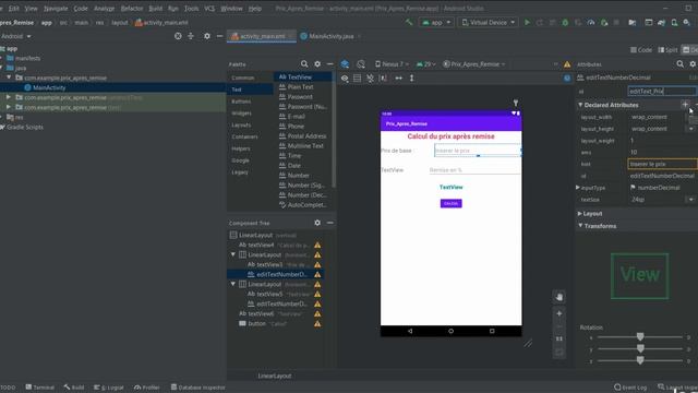 ANDROID STUDIO : Comment réaliser votre première application смотреть онлайн