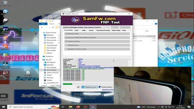 Cara Remove/Unlock FRP (Akun Google) Samsung A33 5G Android 13 Via Tool Gratisan, 100% FREE!!! смотреть онлайн