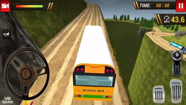 Offroad School Bus Driving Simulator 2019 Android/IOS Gameplay смотреть онлайн