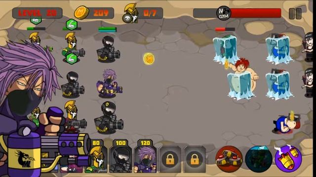 Special Forces VS NoGym - Idle Action Defense Game IOS ANDROID смотреть онлайн