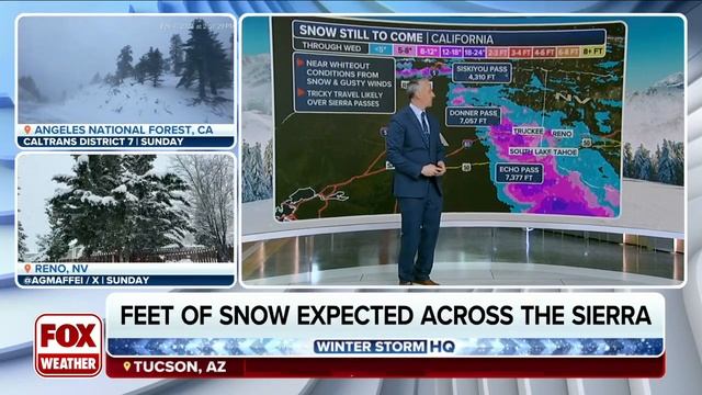 Atmospheric River: Mountain Communities In Sierra Nevada Could Be Cut Off Due To Feet Of Snow смотреть онлайн