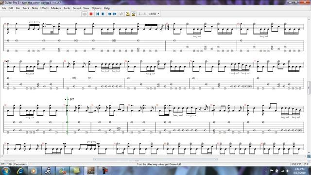 Guitar Pro - Turn The Other Way A7X Drums смотреть онлайн