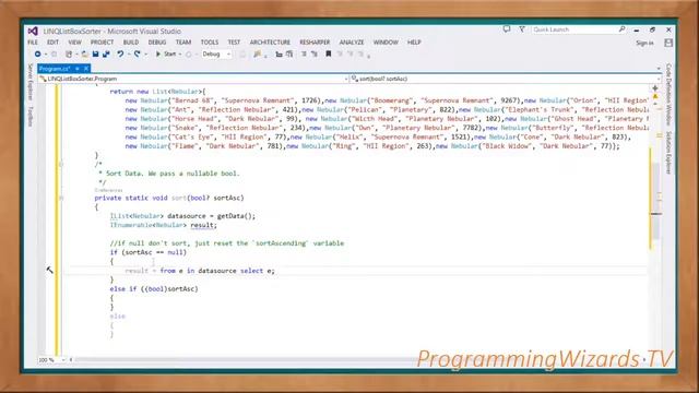 C# S3E2 : LINQ ListBox - Sort Ascending/Descending смотреть онлайн