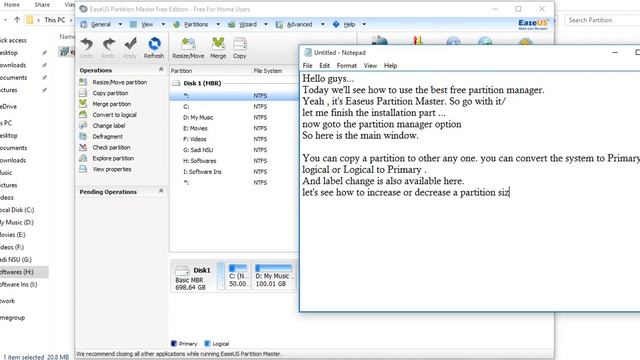EaseUS Partition Master tutorial смотреть онлайн