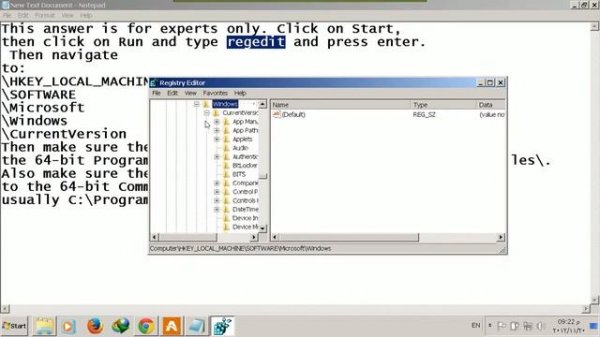Failed to get path of 64-bit Program Files ... | HOW TO FIX
