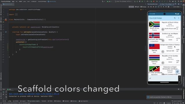 Theming basics | Creating custom theme: Jetpack Compose - 26 смотреть онлайн