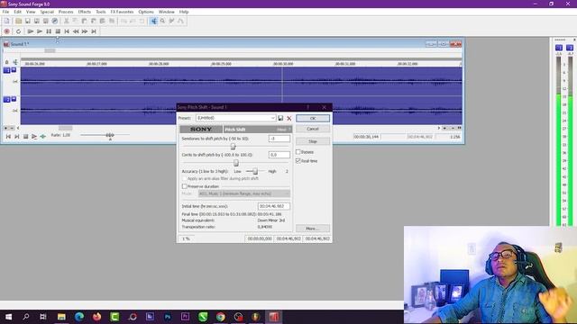 COMO BAIXAR O TOM DE UM PLAYBACK SOUND FORGE PRO 9 E UP TEMPO baixe e instale os programas смотреть онлайн