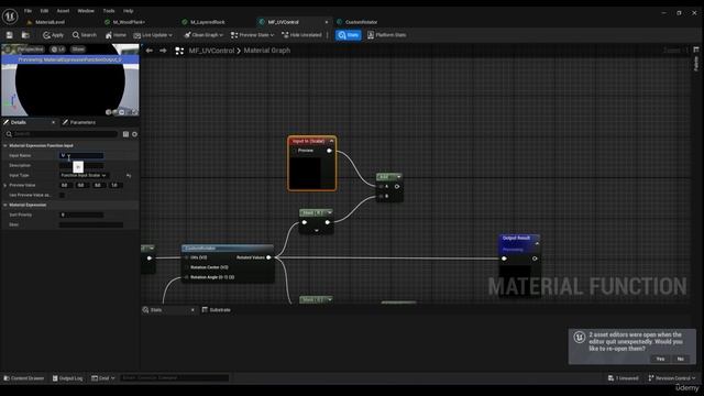 15. Material Functions UV Offset