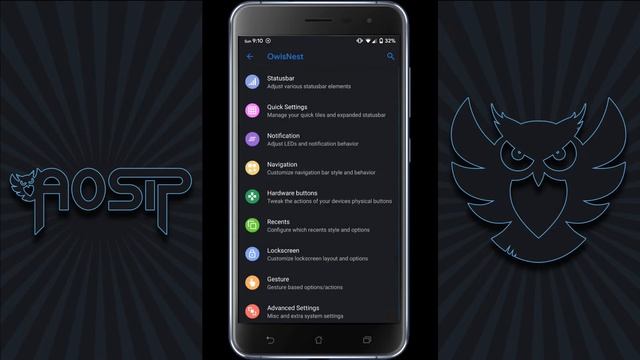 AOSiP Pie 9.0 for Asus ZenFone 3 смотреть онлайн
