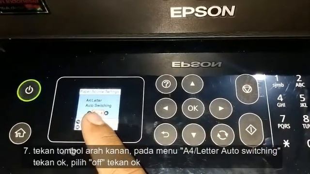SETTING KERTAS F4 DI EPSON L5190 смотреть онлайн