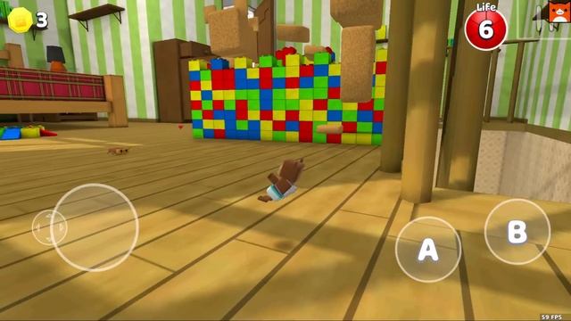 Dark Rabbit Behind Stone Wall - Super Bear Adventure Gameplay Walkthrough смотреть онлайн