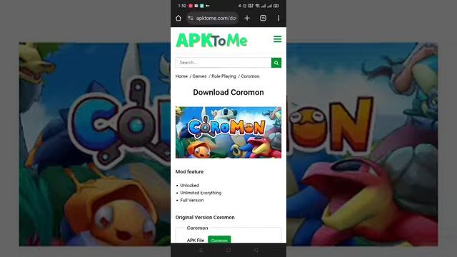 😮I downloaded coromon full version freely on android without any cost смотреть онлайн