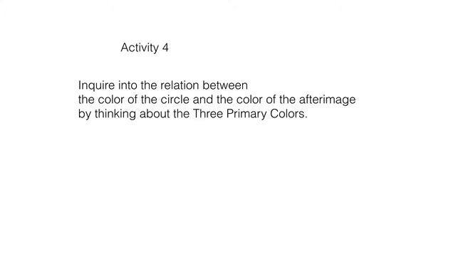 Do You See a Ghost? The Relationship between Afterimage And Color Sensors in Humans смотреть онлайн