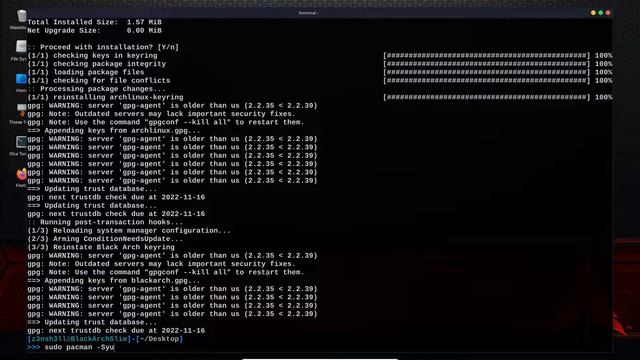 Update Arch (Black Arch Linux) - QUICK VERSION смотреть онлайн