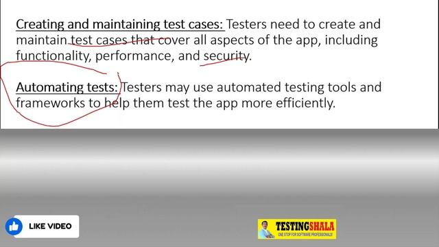 Mobile Application Tester (Mobile App) - Roles and Responsibilities - TestingShala смотреть онлайн