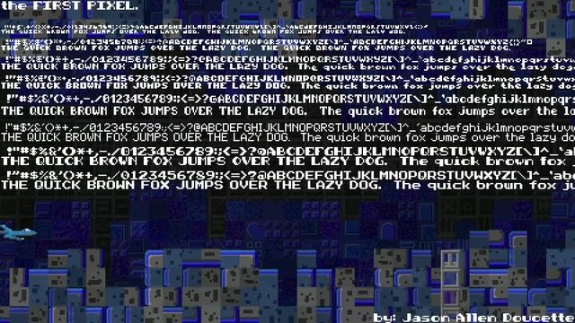 The First Pixel: Devlog #7 - 3x3 & 4x4 Pixel Fonts смотреть онлайн