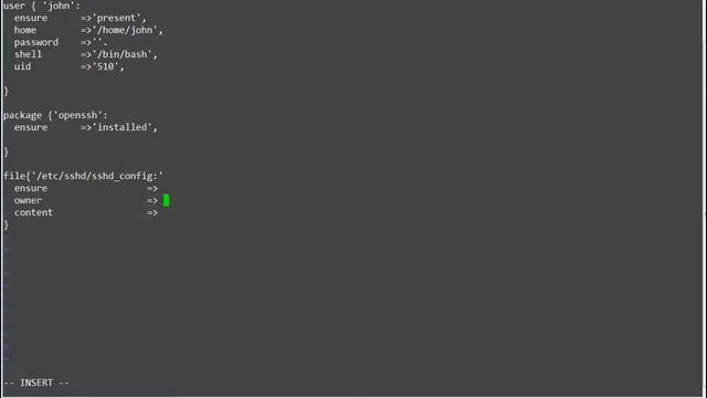 3.3 Puppet Manifest, Solution : Write your First Manifest смотреть онлайн