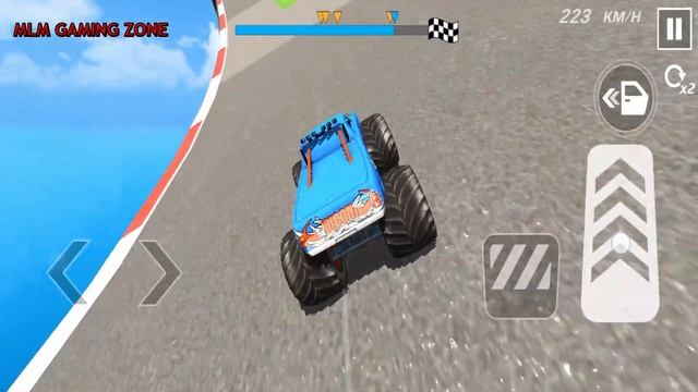 Monster Truck Mega Ramp Gt Racing - Mega Ramp Gt Car Stunts - Android Gameplay #2 смотреть онлайн