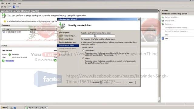 ✅ Backup of Data to Remote Server or Shared folder on Another server in hindi - Windows Server смотреть онлайн
