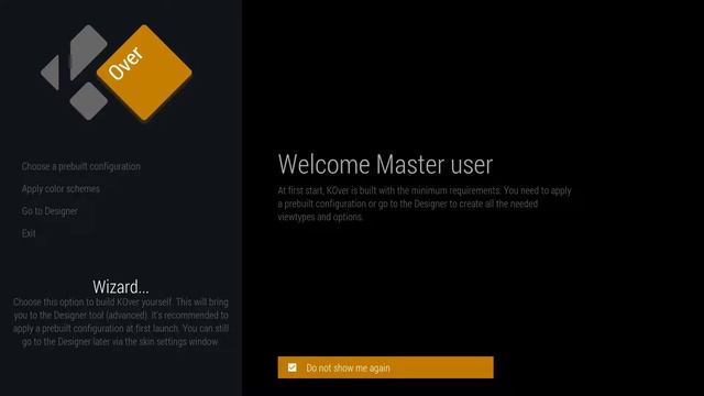 KODI Skin : KOver - NEW Setup wizard смотреть онлайн