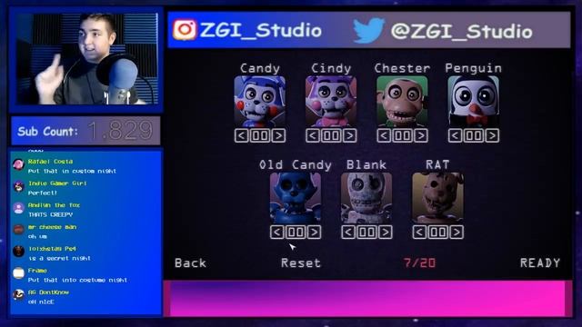 Five Nights at Candy's Remastered Livestream смотреть онлайн