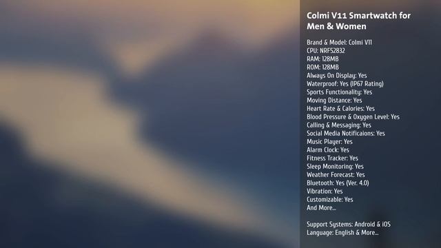 Colmi V11 Smart Watch | Music Player | Social Media Notification & More (Android & iOS) смотреть онлайн