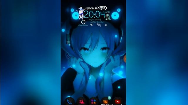 app Buzz Launcher~walpaper Miku Hatsune смотреть онлайн